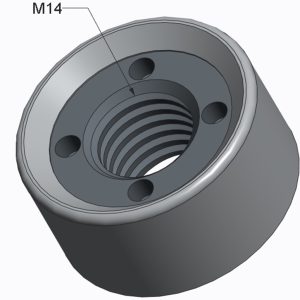Écrou antivol M14
