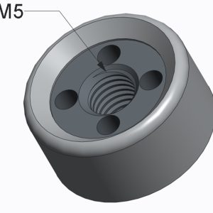 Écrou antivol M5