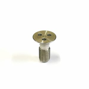 Vis M10 x 25 - Inox - Tête fraisée - 3 trous - Réverbère