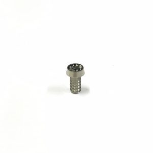 Vis M6 x 12 - Titane - Tête cônique - 3 trous