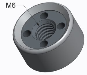 Écrou antivol M6