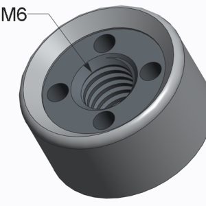 Écrou antivol M6